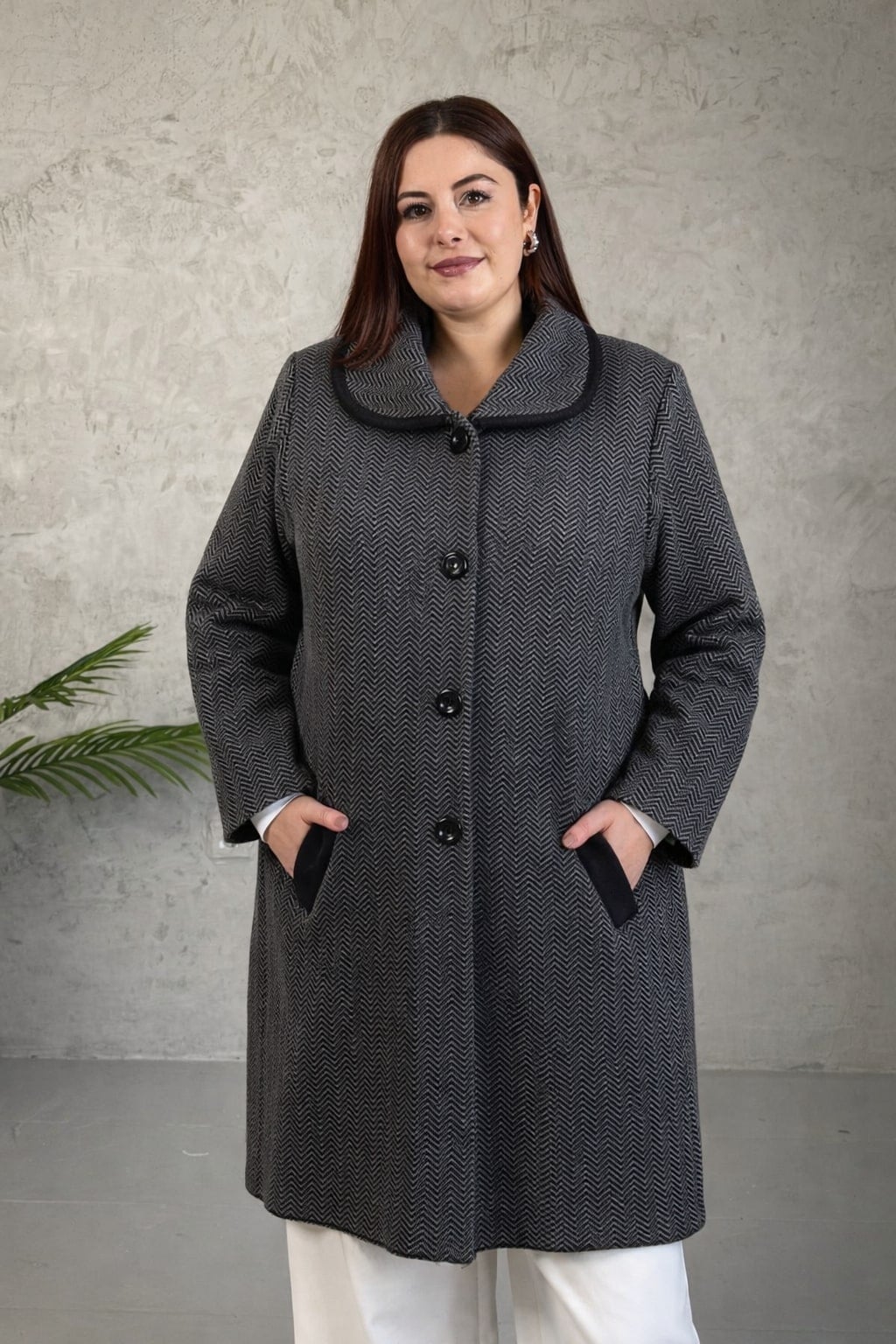 MPL Woman Zigzag Pattern Long Cardigan - Perugia