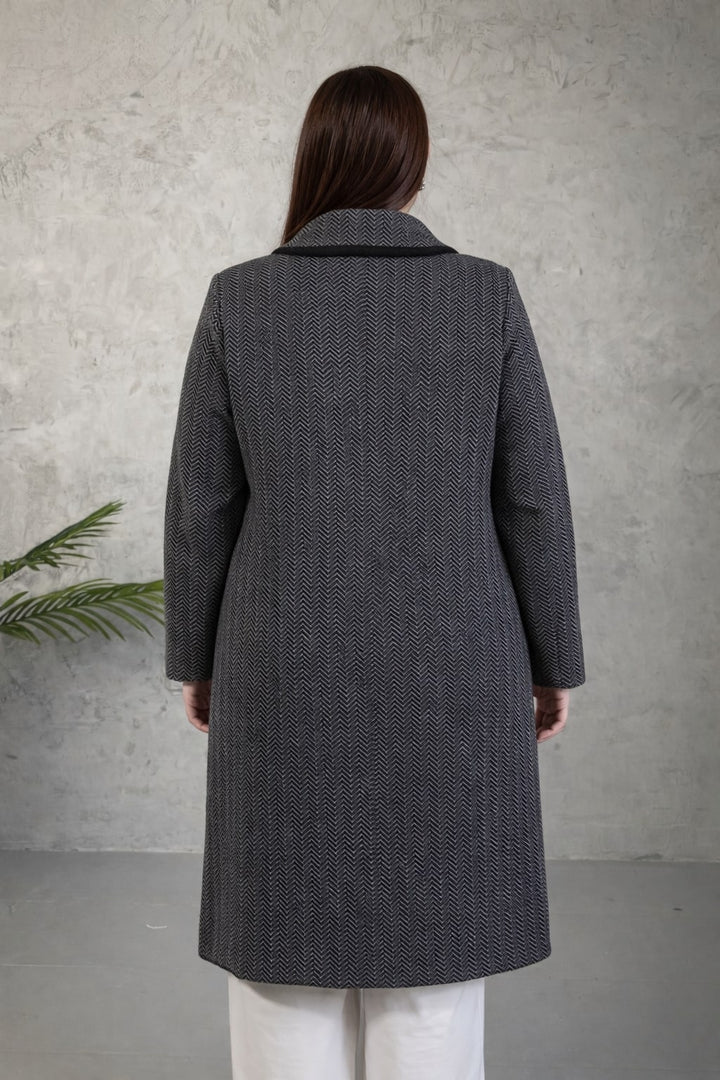 MPL Woman Zigzag Pattern Long Cardigan - Perugia