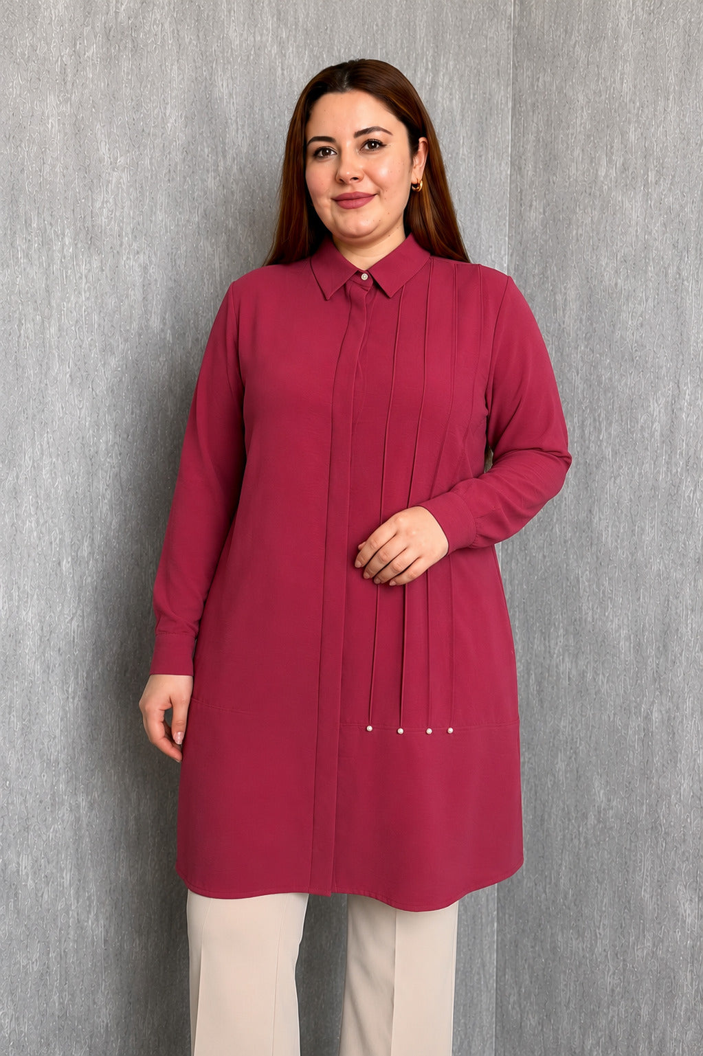 MPL Kadın Aerobin Kapüşonlu Tunik 7560 - Langenhagen