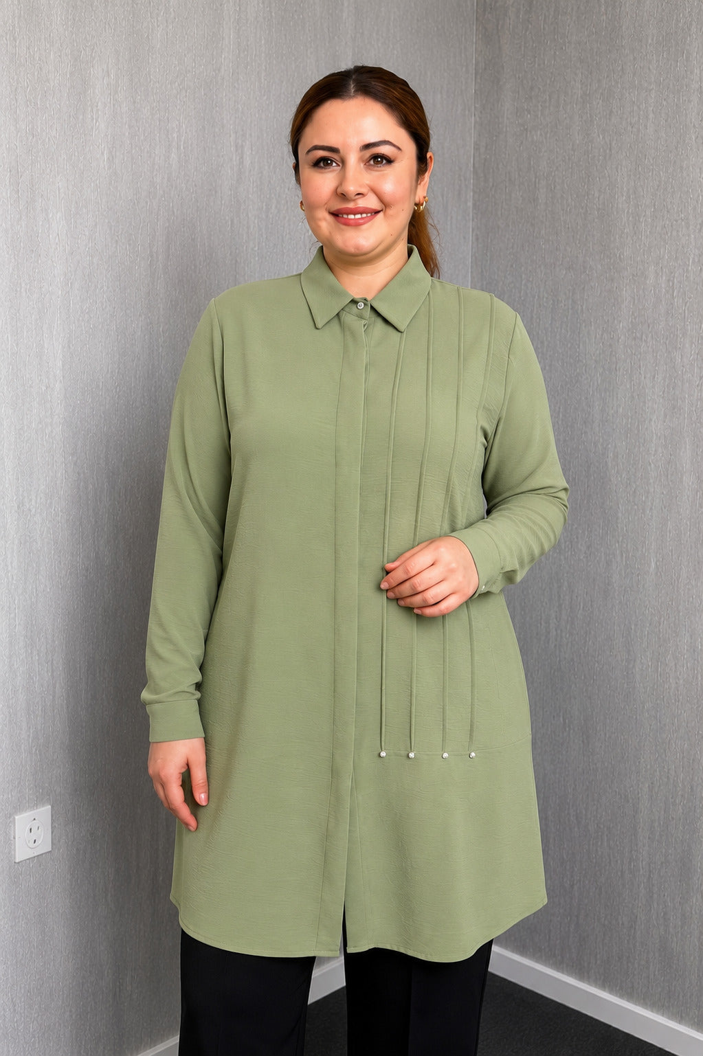 MPL Kadın Aerobin Kapüşonlu Tunik 7560 - Abington