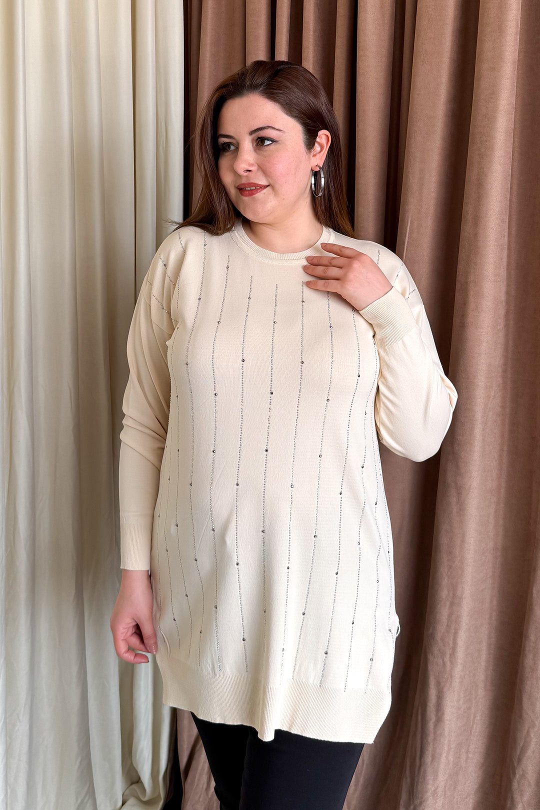 MPL Woman's Stone-Embellished Tunic 7207 - Oviedo
