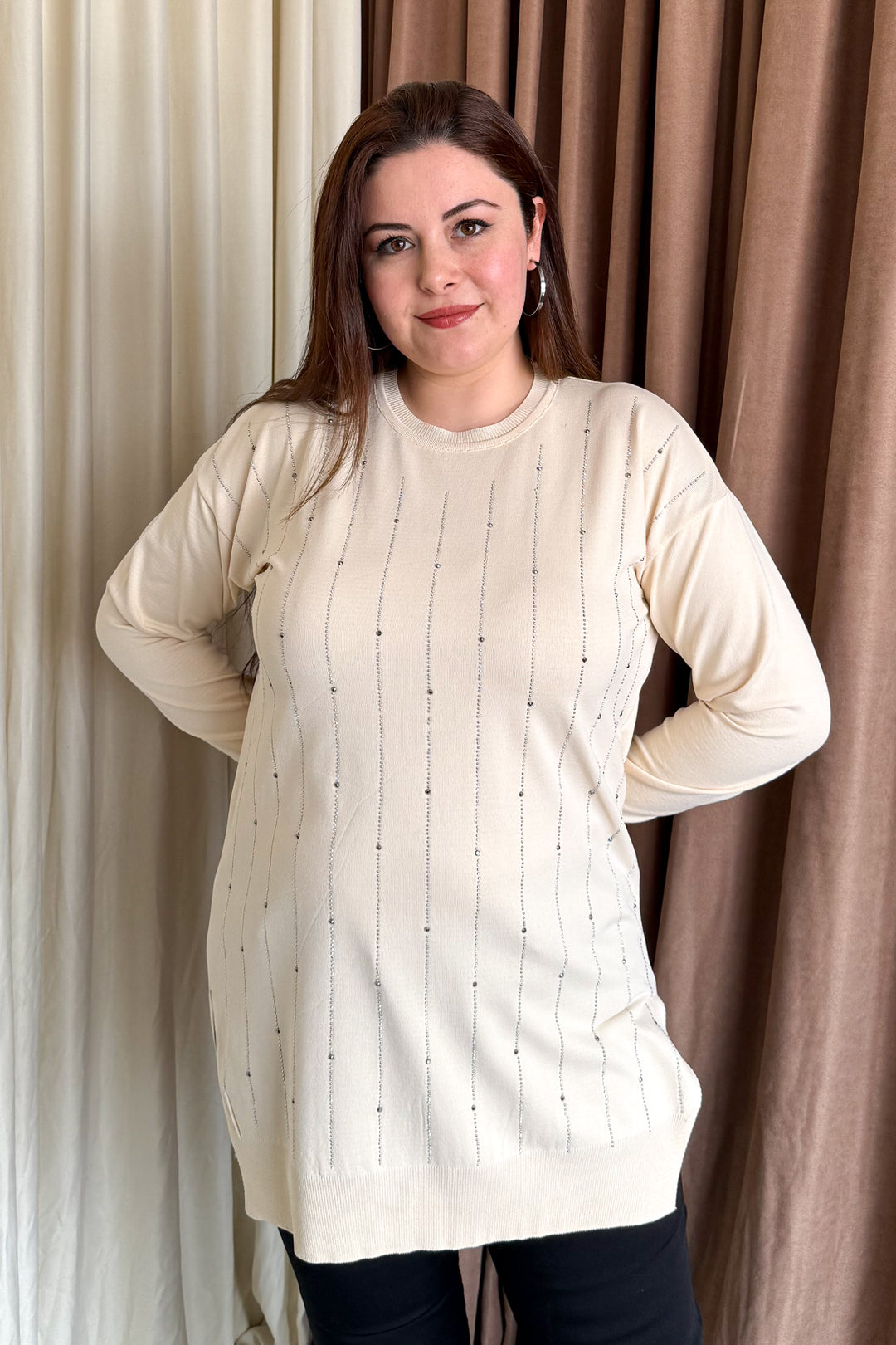 MPL Woman's Stone-Embellished Tunic 7207 - Oviedo