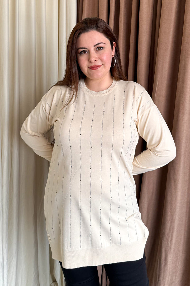 MPL Woman's Stone-Embellished Tunic 7207 - Oviedo