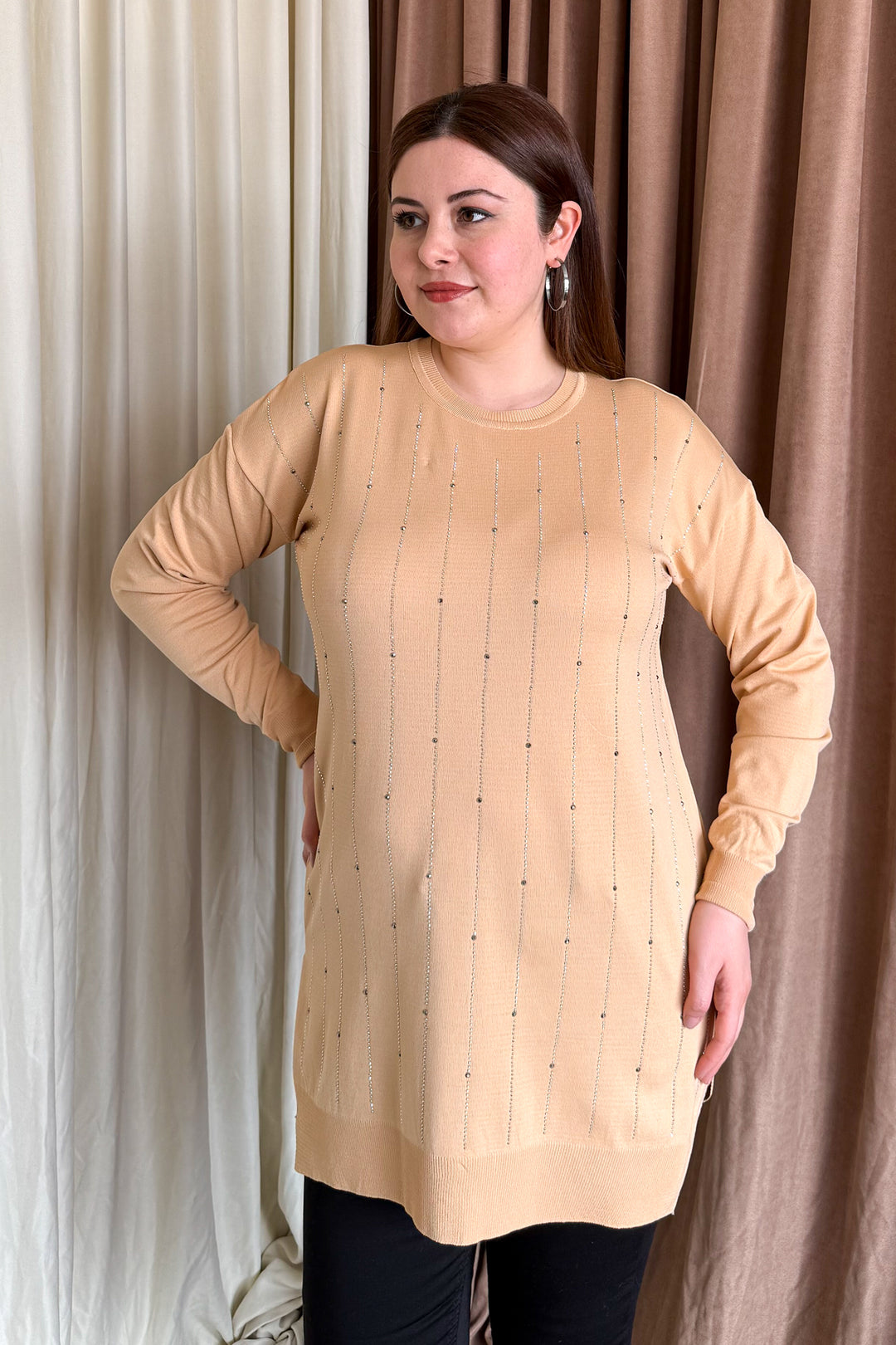 MPL Woman Stone Embellished Tunic 7207 - Courtenay