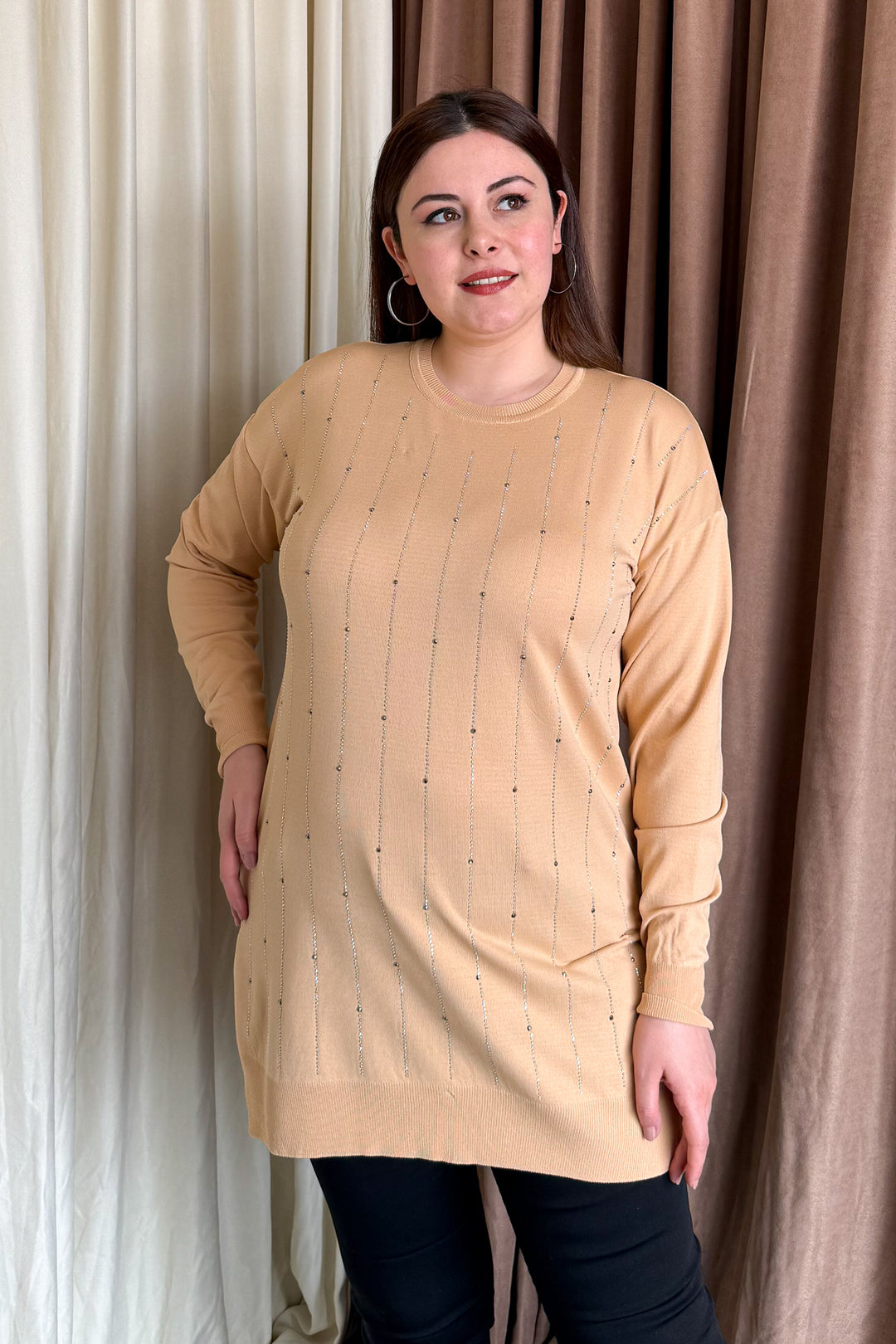 MPL Woman Stone Embellished Tunic 7207 - Courtenay