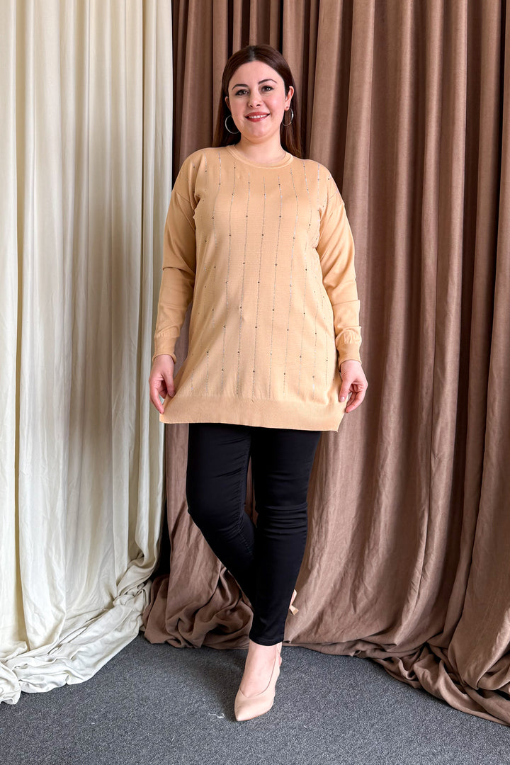 MPL Woman Stone Embellished Tunic 7207 - Courtenay