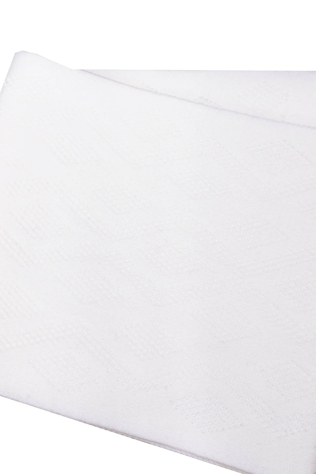 WSS Diamond Patterned Men White Scarf  - North Vancouver