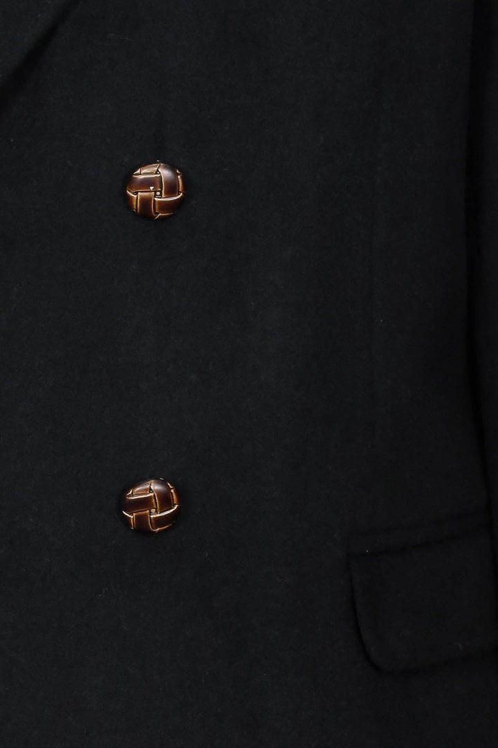WSS Mens Double Breasted Slim Fit Black Blazer  - Prattville
