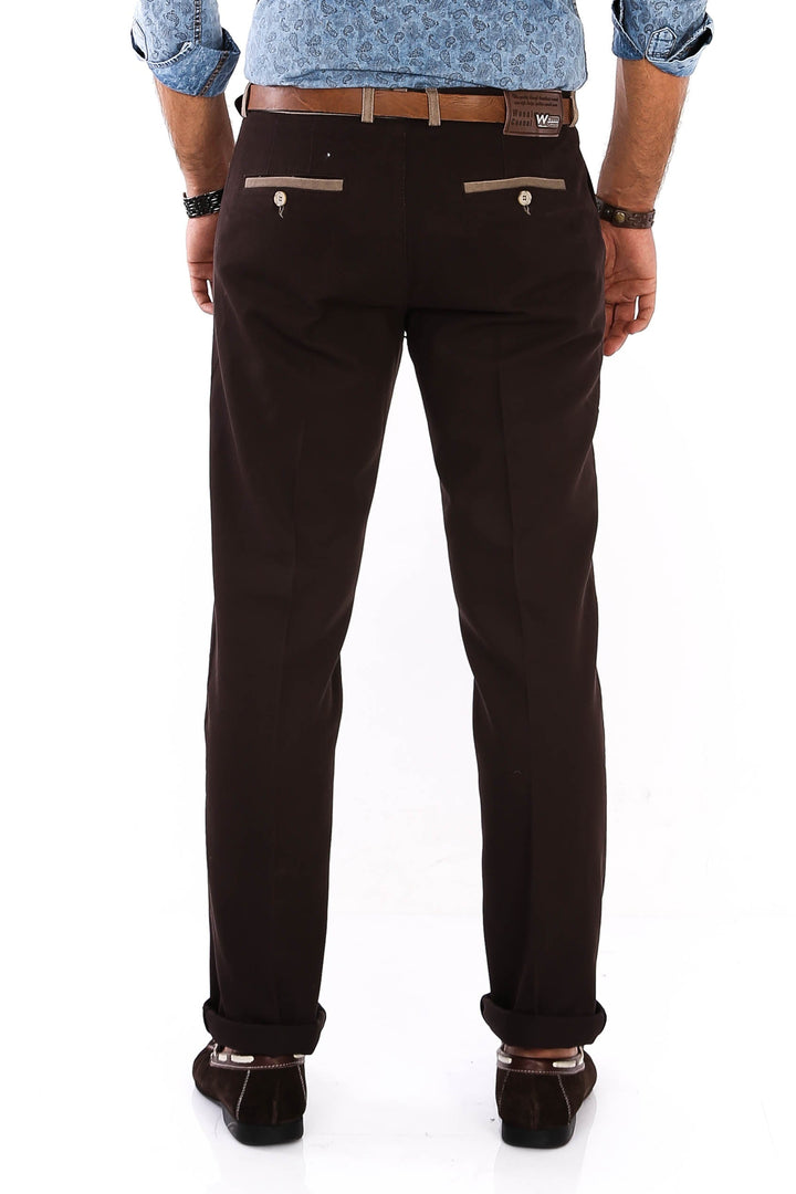 WSS Belt Coloured Brown Pants  - Reading