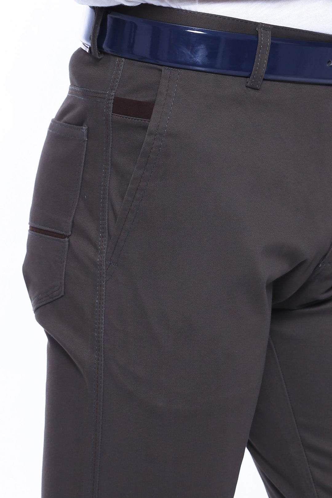 WSS Canvas Pockets Cotton Dark Brown Men Pants  - Apaseo el Grande