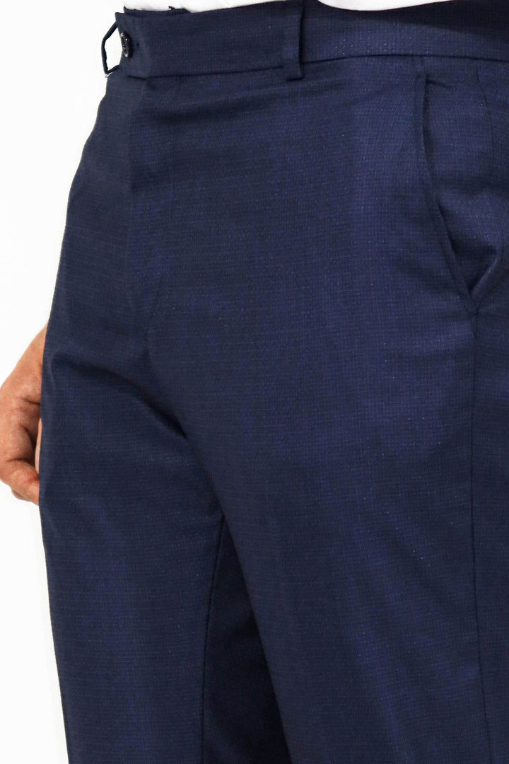 WSS Plain Navy Blue Men Trousers  - Sibiu