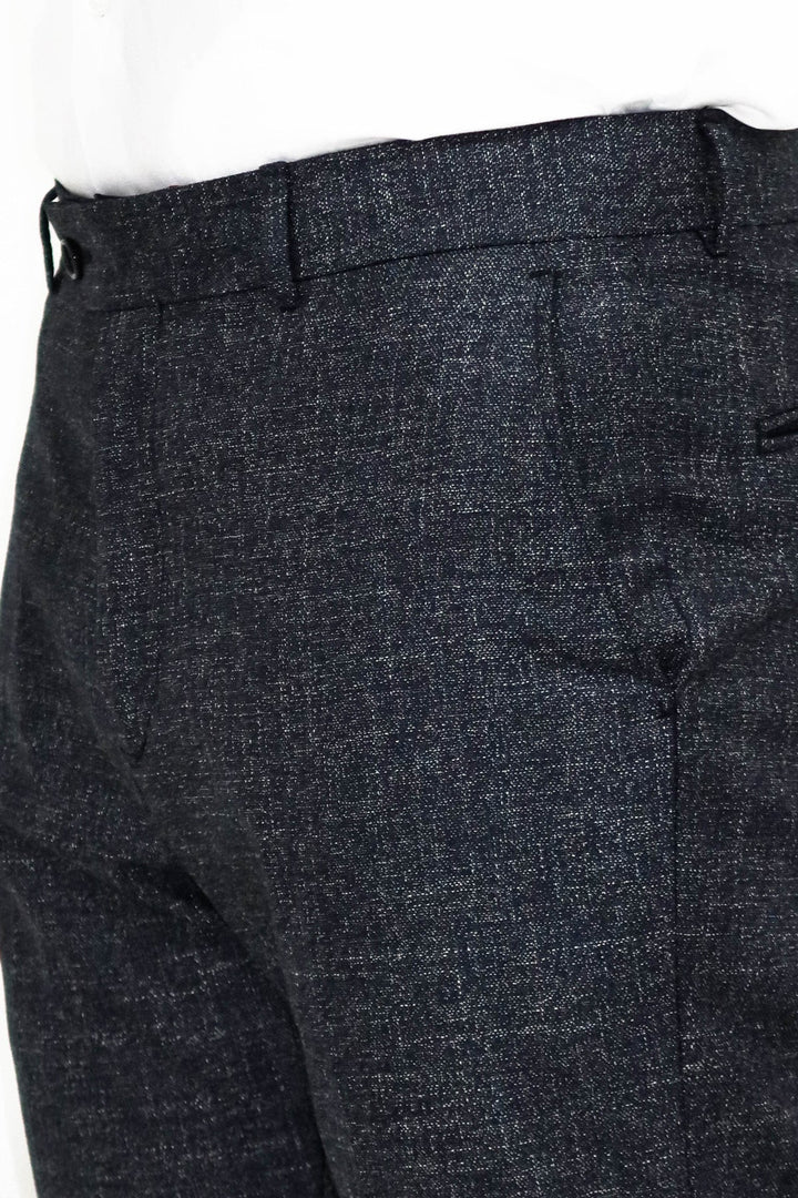 WSS Plain Navy Blue Men Trousers  - Bilbao