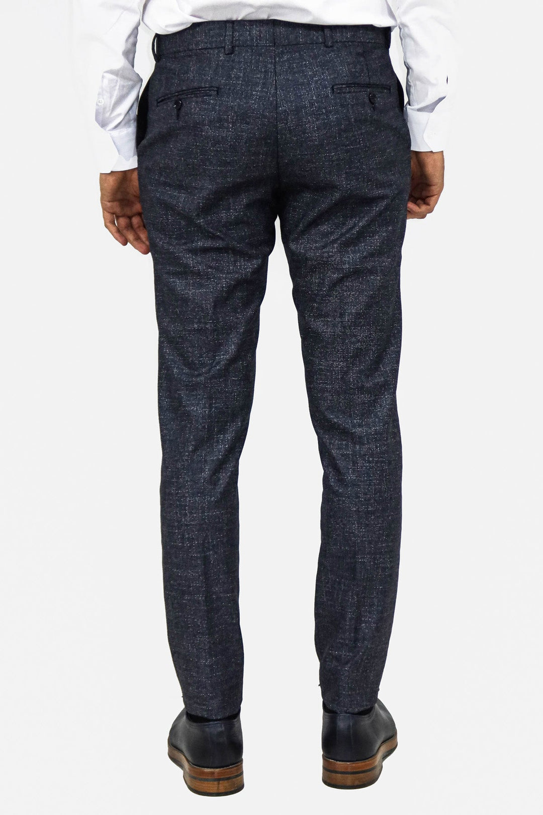 WSS Plain Navy Blue Men Trousers  - Bilbao