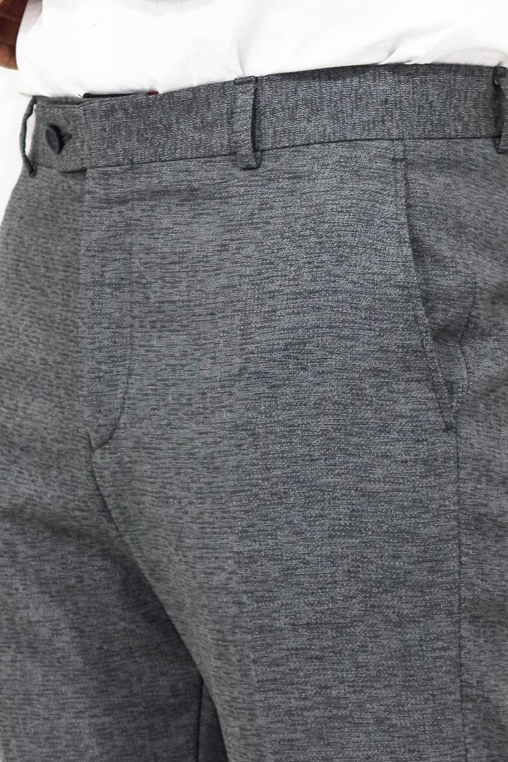 WSS Plain Grey Men Trousers  - Christchurch
