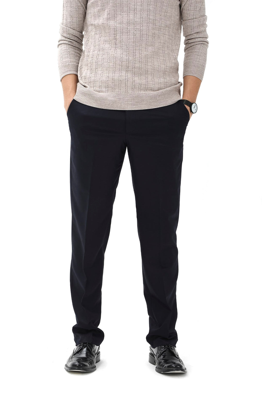MPL Men's Classic Fabric Trousers - Wheaton