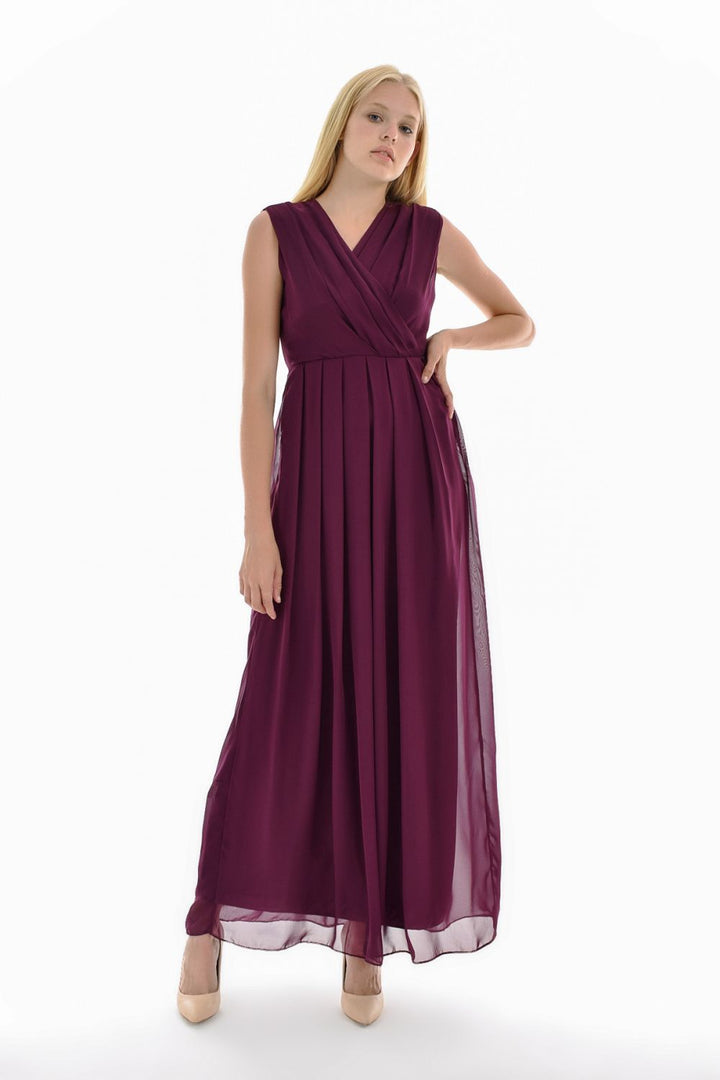SNS Sense Mor Inside Lined Long Chiffon Long Dress - Perth