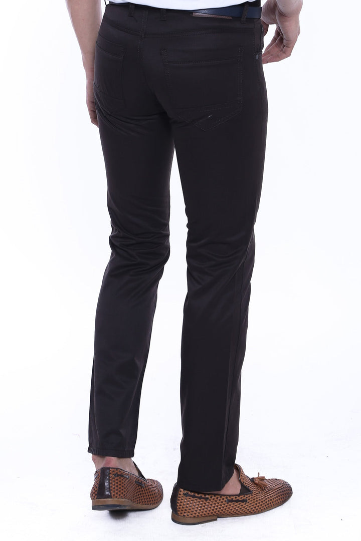 WSS Gabardin Brown Men Pants  - Tecoanapa