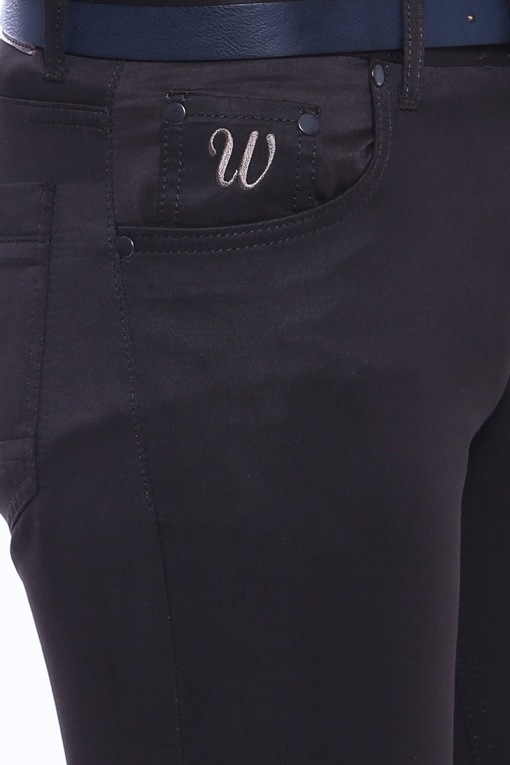 WSS Gabardin Brown Men Pants  - Tecoanapa