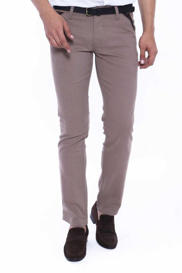 WSS Gabardin Beige Men Pants  - Antony