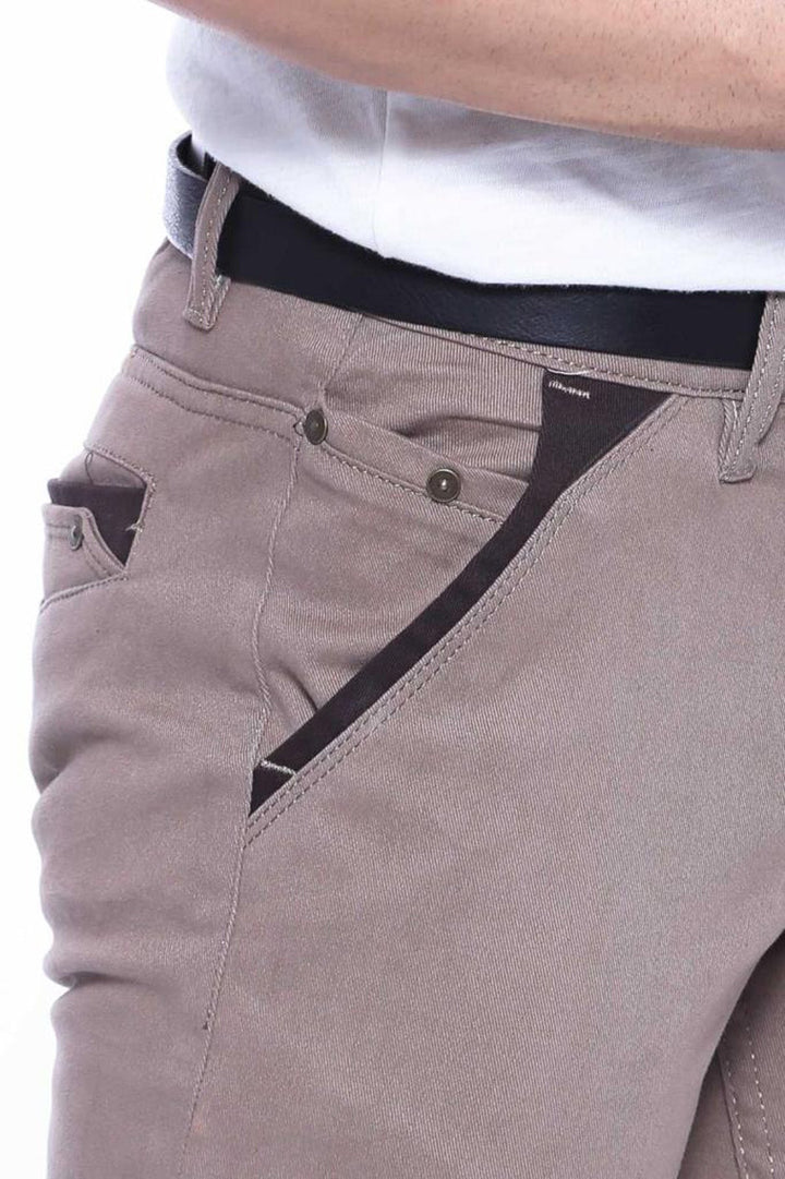 WSS Gabardin Beige Men Pants  - Antony