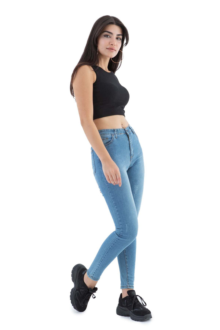 MPL Women's Slimfit Narrow Leg High Rise B.1451 - Campbell