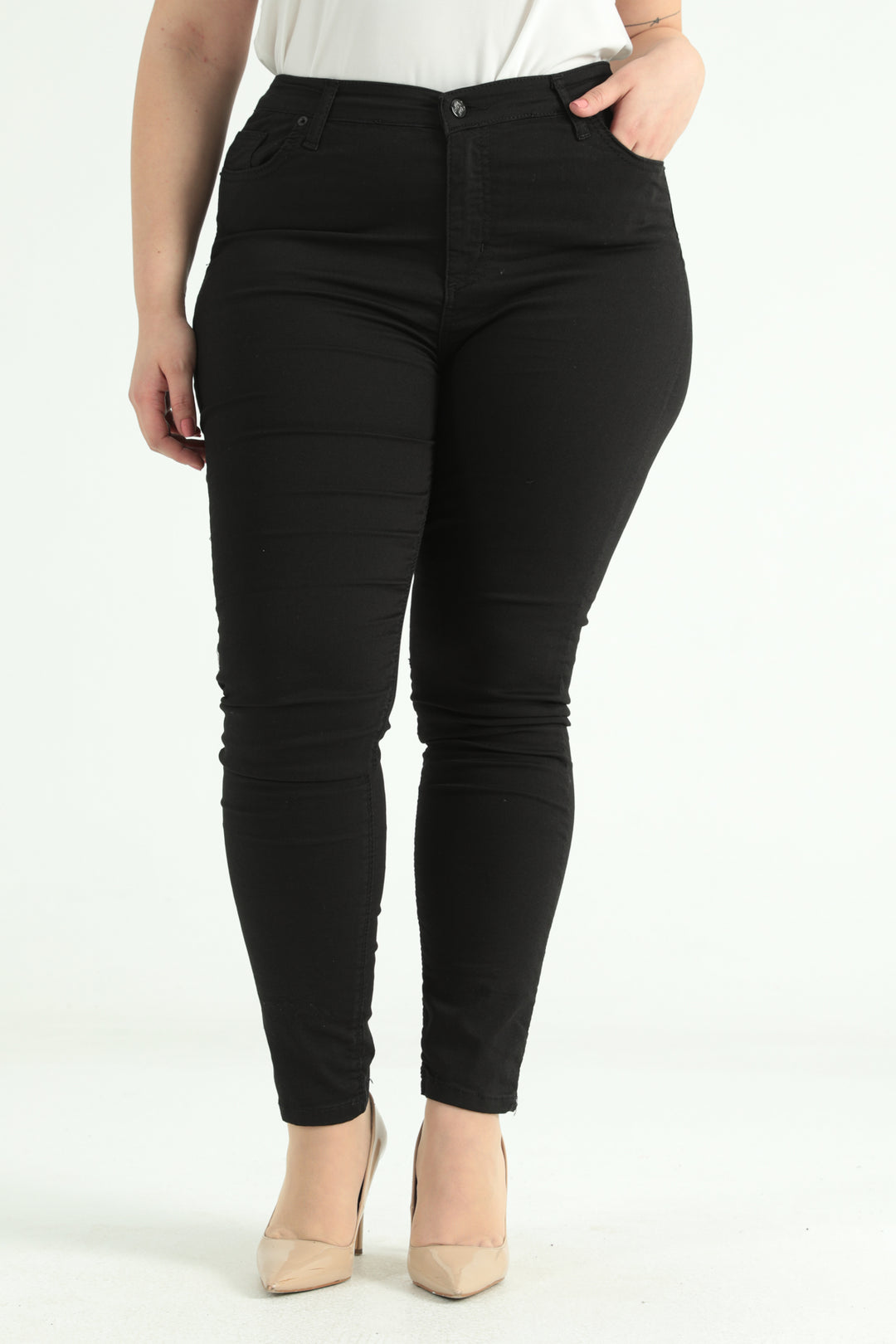 MPL Woman Slim Fit High Waist Jeans 1462 - Carmel