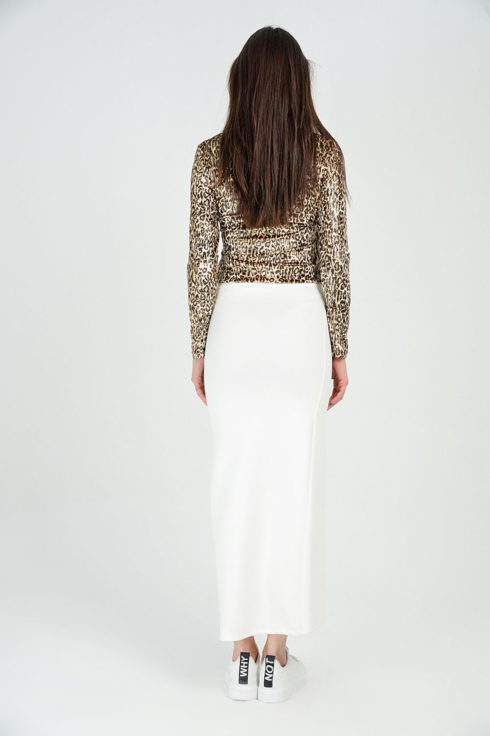 SNS Sense Ecru Skirt - Skirt with the Appearance of Trousers - Tokyo