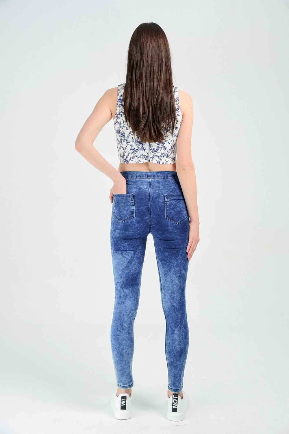 SNS Sense Indigo Darted Denim Pants - Palmdale