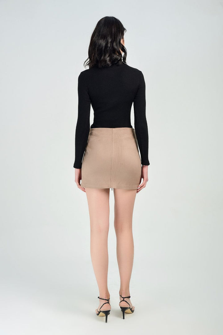 SNS Sense Faux Suede Skirt - Suede Skirt - Chicoutimi