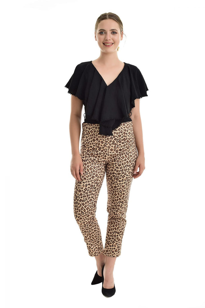 SNS Sense Leopard Patterned Leopard Pattern Pants - Malden