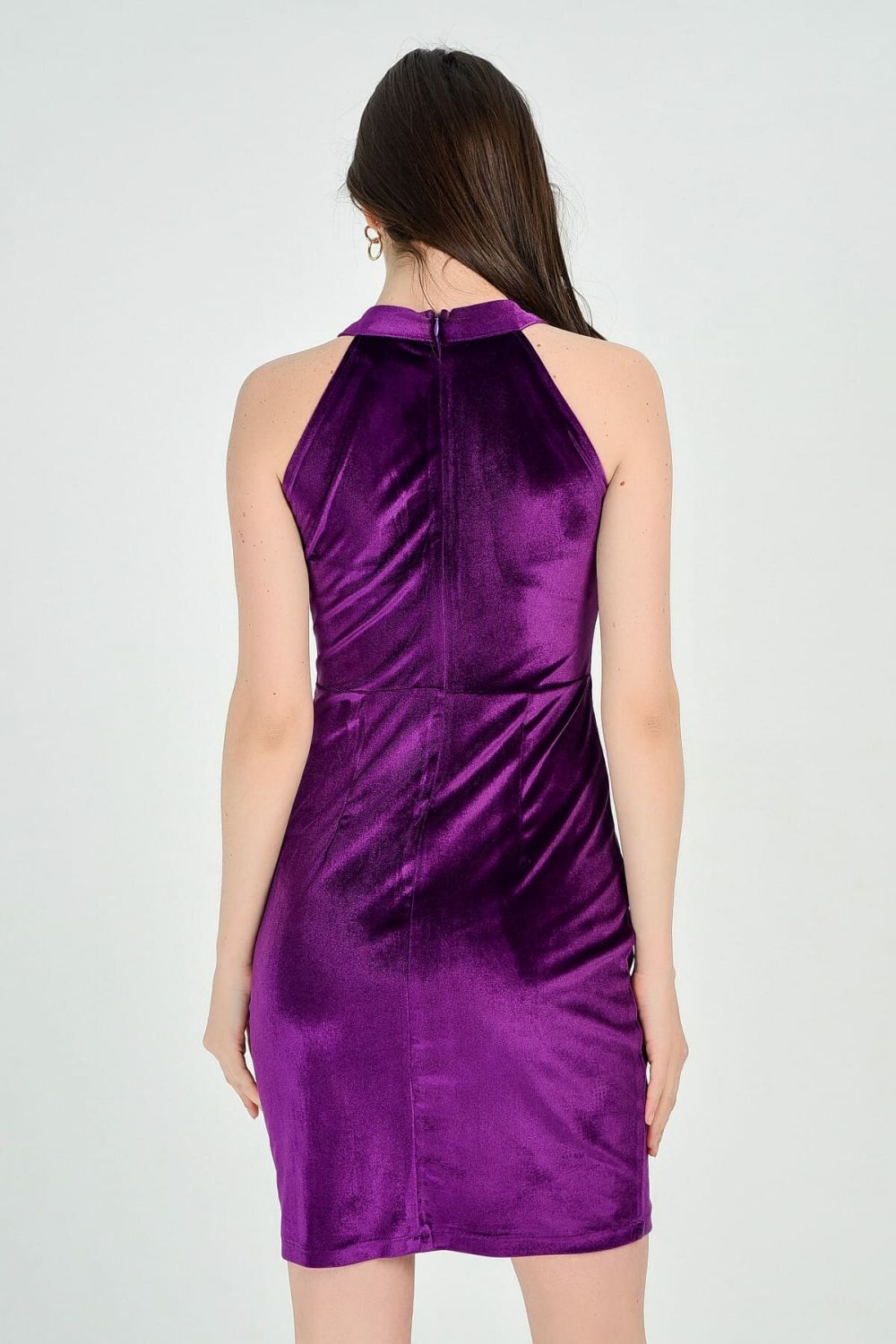SNS Sense Mor Sister Dress - Pool Neck Front Drop Decollete Evening Dress - Woonsocket