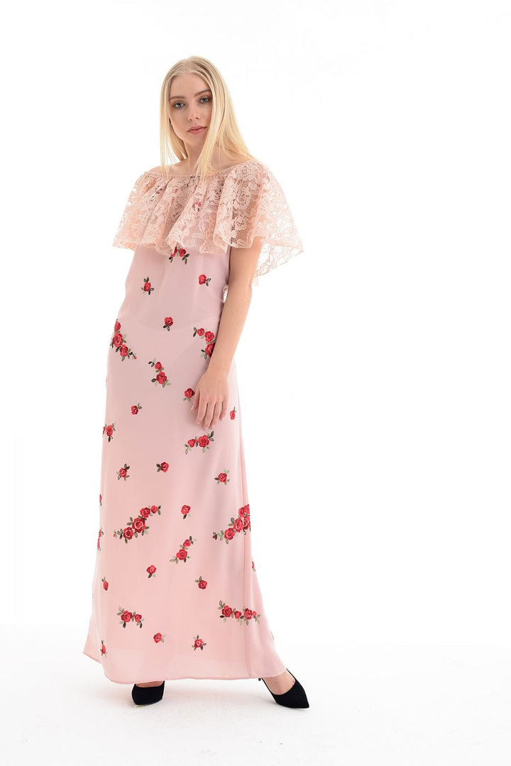 SNS Sense Roba Lace Skirt Watery Long Dress - Figueras
