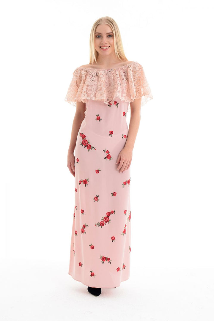 SNS Sense Roba Lace Skirt Watery Long Dress - Figueras