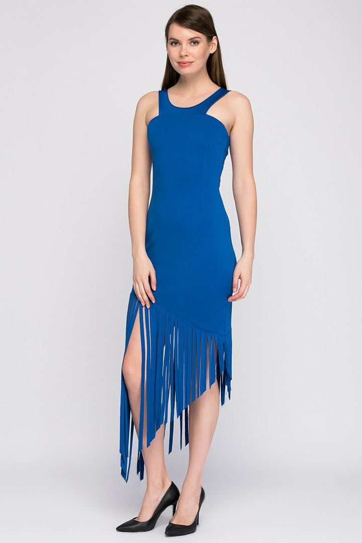 SNS Sense Saks Back Zippered Scuba Evening Dress - New Westminster