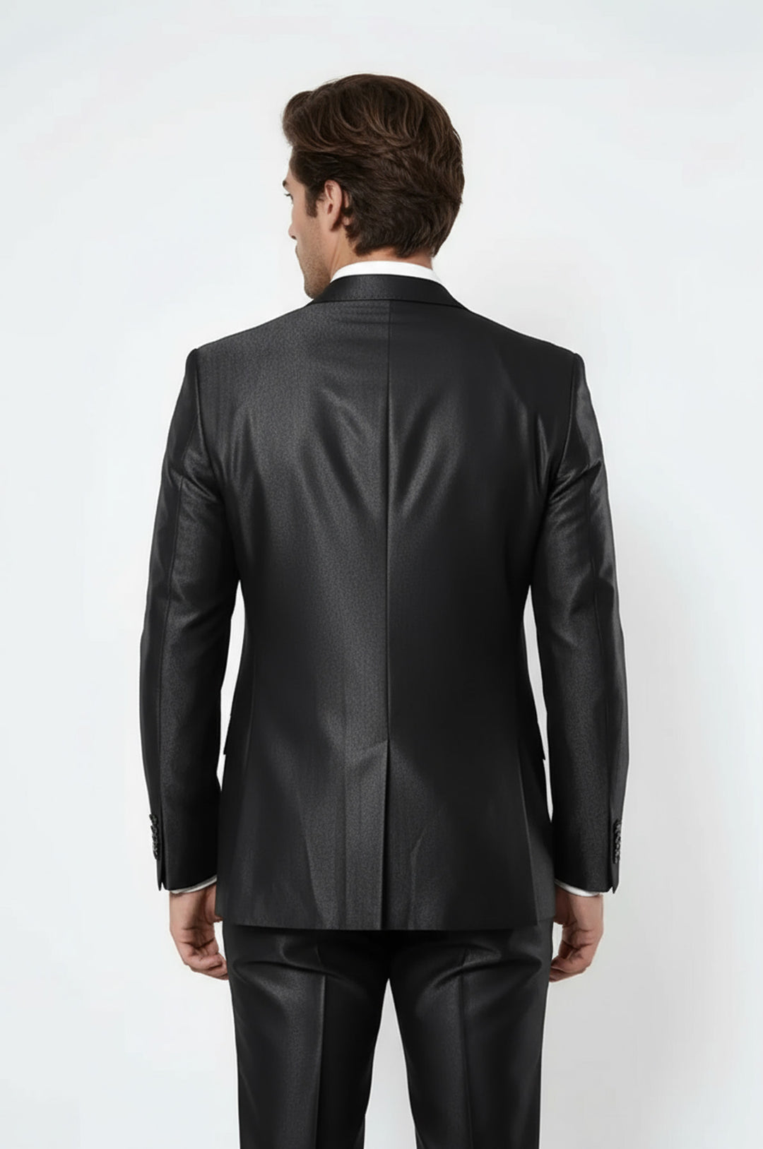 WSS Shiny Smoked Men's Suit  - Riverton