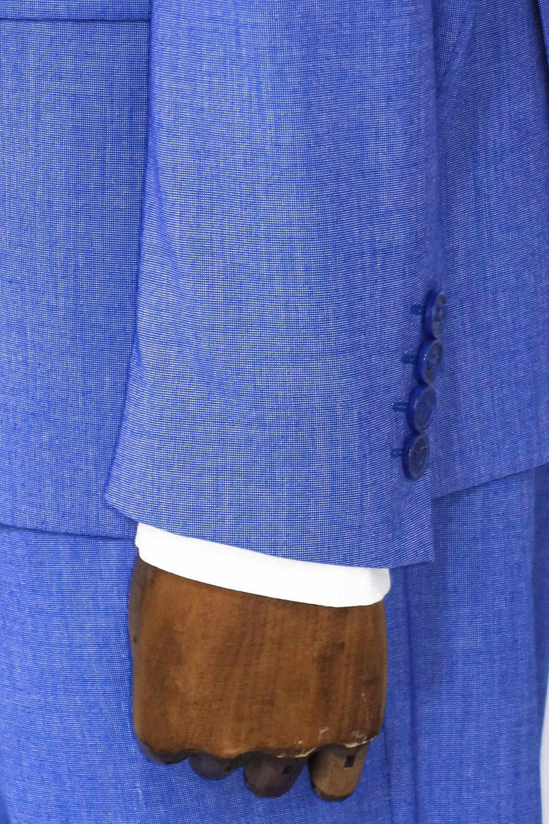 WSS 2 Piece Patterned Slim Fit Blue Men Suit  - Ealing