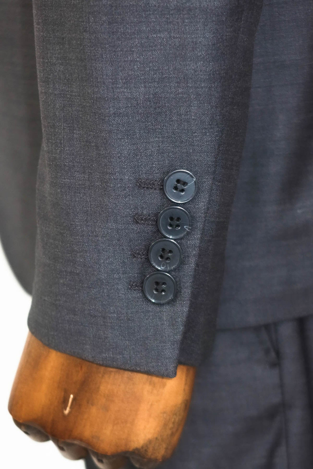 WSS Dark Grey Wool Men's Suit  - Bethesda