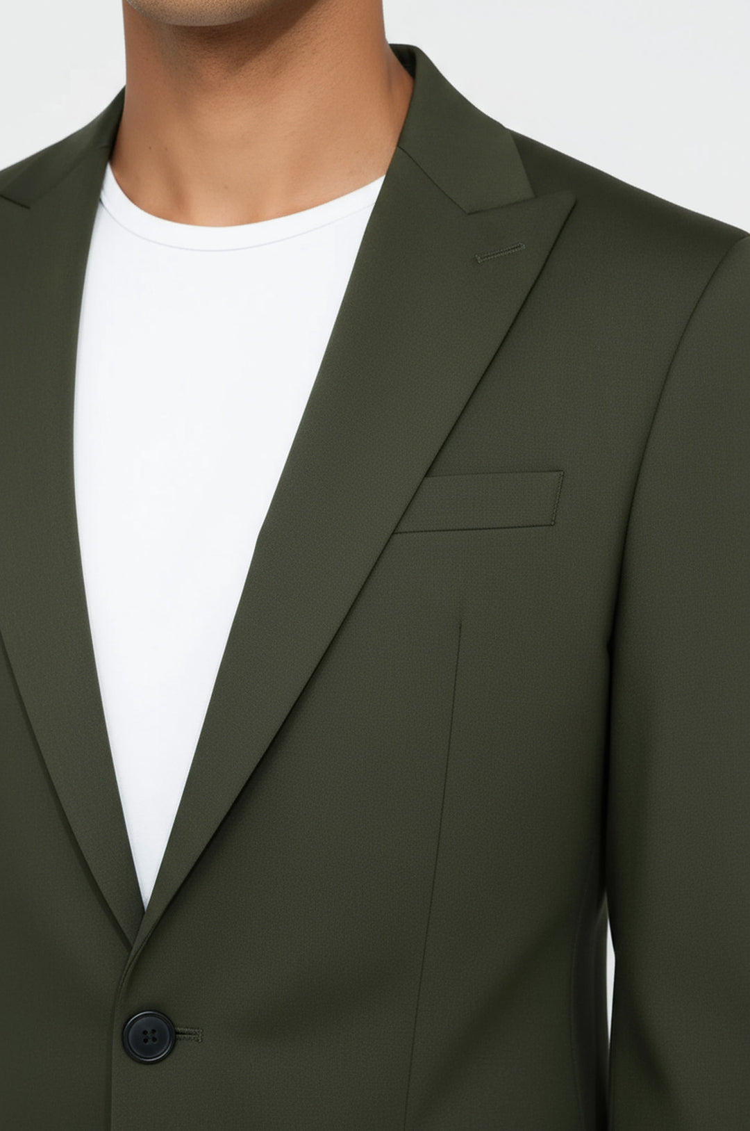WSS Single Buttons 2 Piece Green Men Suit  - Augsburg