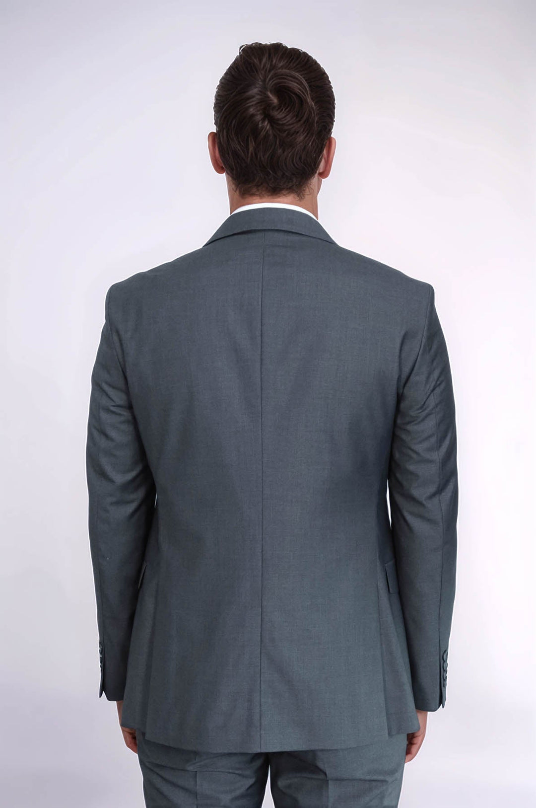 WSS Smoked Slim Fit Men's Suit with Vest  - Tuxtepec
