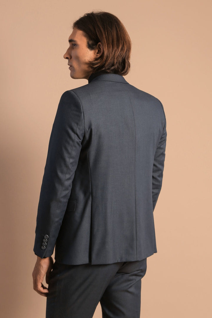 WSS Smoked Slim Fit Men's Suit with Vest  - Leganés