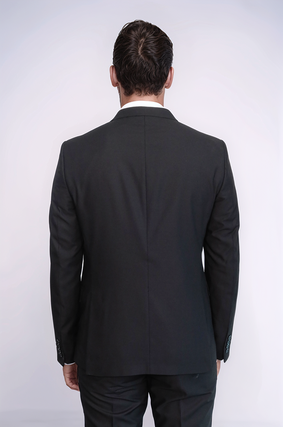 WSS Two Piece Slim Fit Black Men Suit  - Birmingham