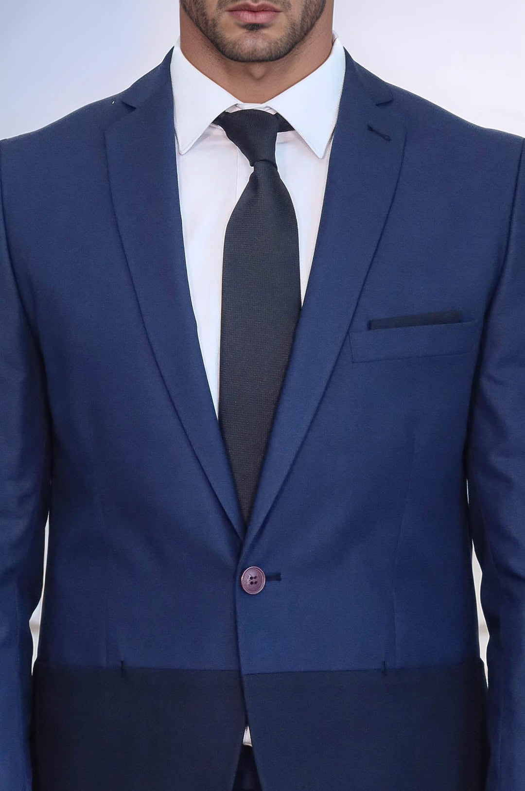 WSS Fragmental Navy Blue Men Suit  - Saint-Herblain