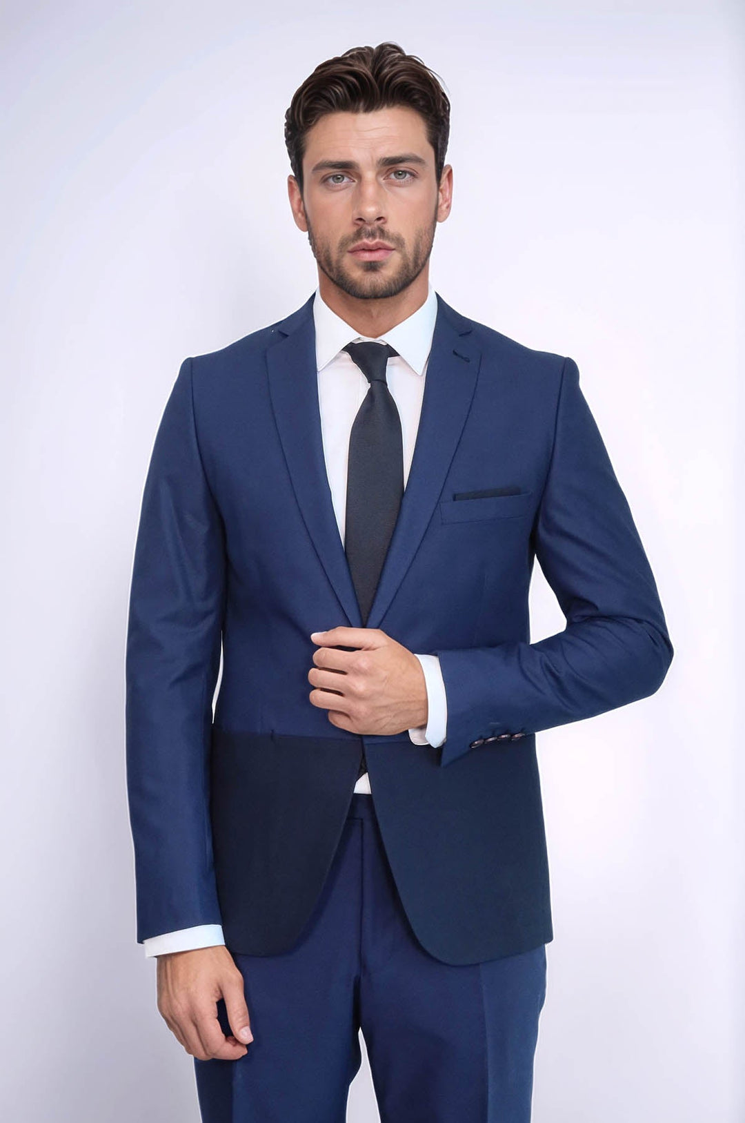 WSS Fragmental Navy Blue Men Suit  - Saint-Herblain