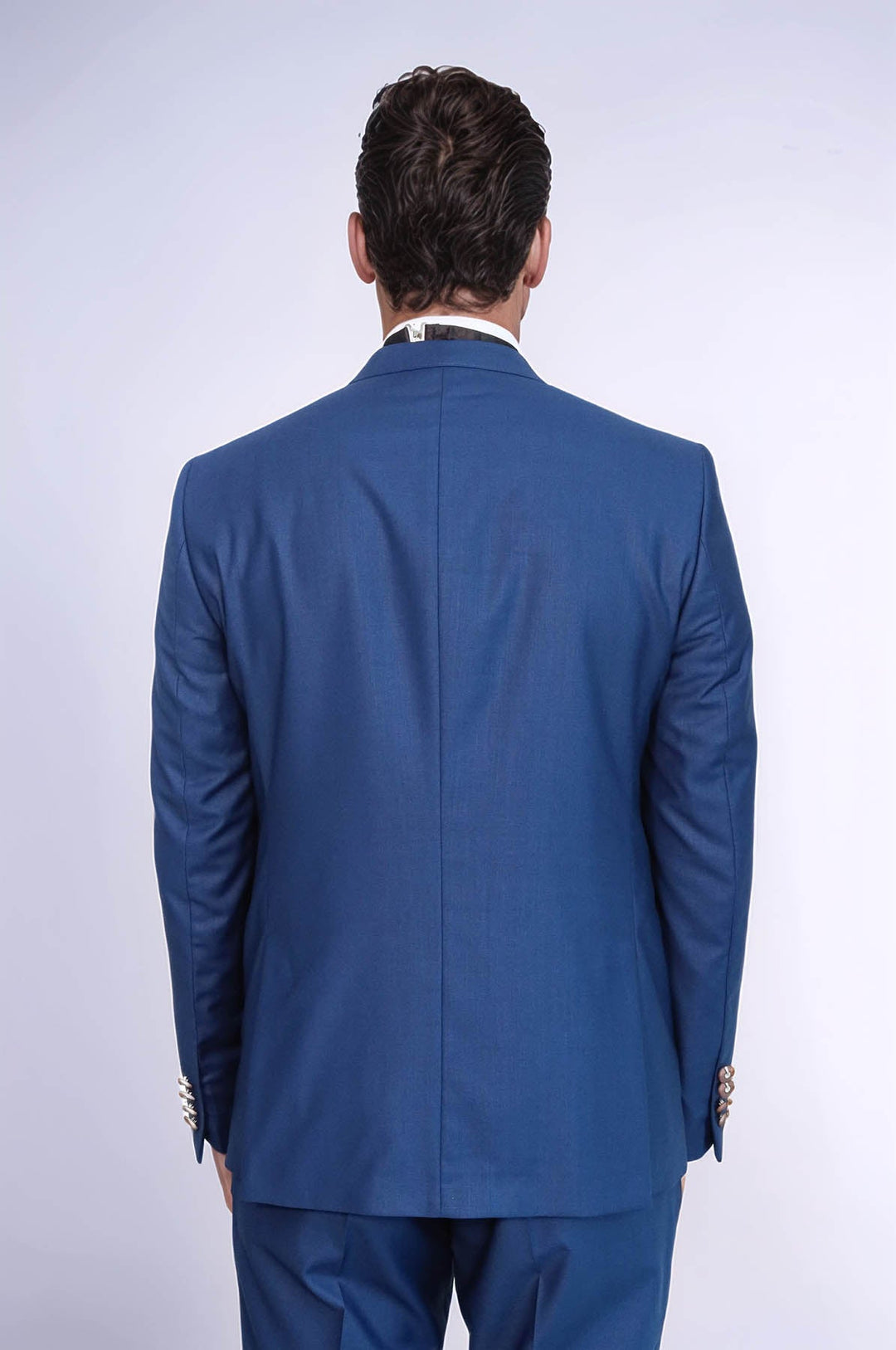 WSS Detachable Lapel Blue Tuxedo  - Colchester
