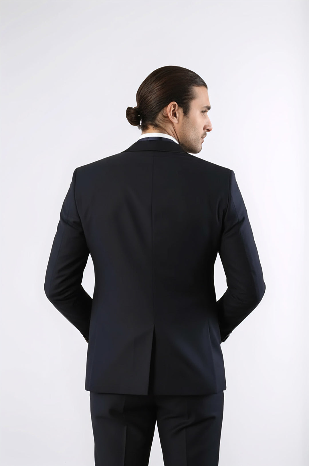 WSS Removable Lapel Men's Blue Tuxedo Suit  - Hornchurch