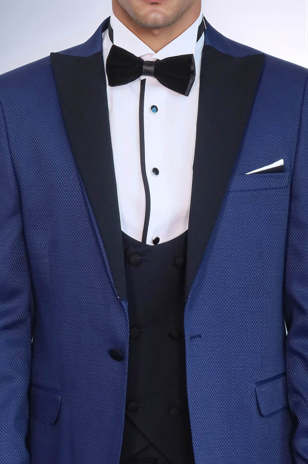 WSS Indigo Blue Wedding Suit for Men  - Arezzo