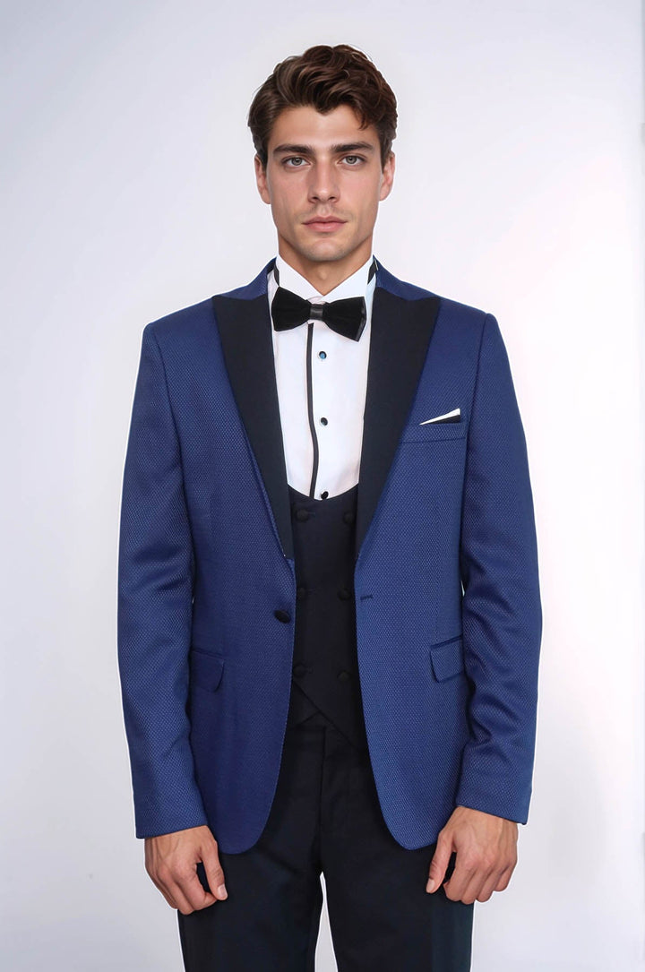 WSS Indigo Blue Wedding Suit for Men  - Arezzo