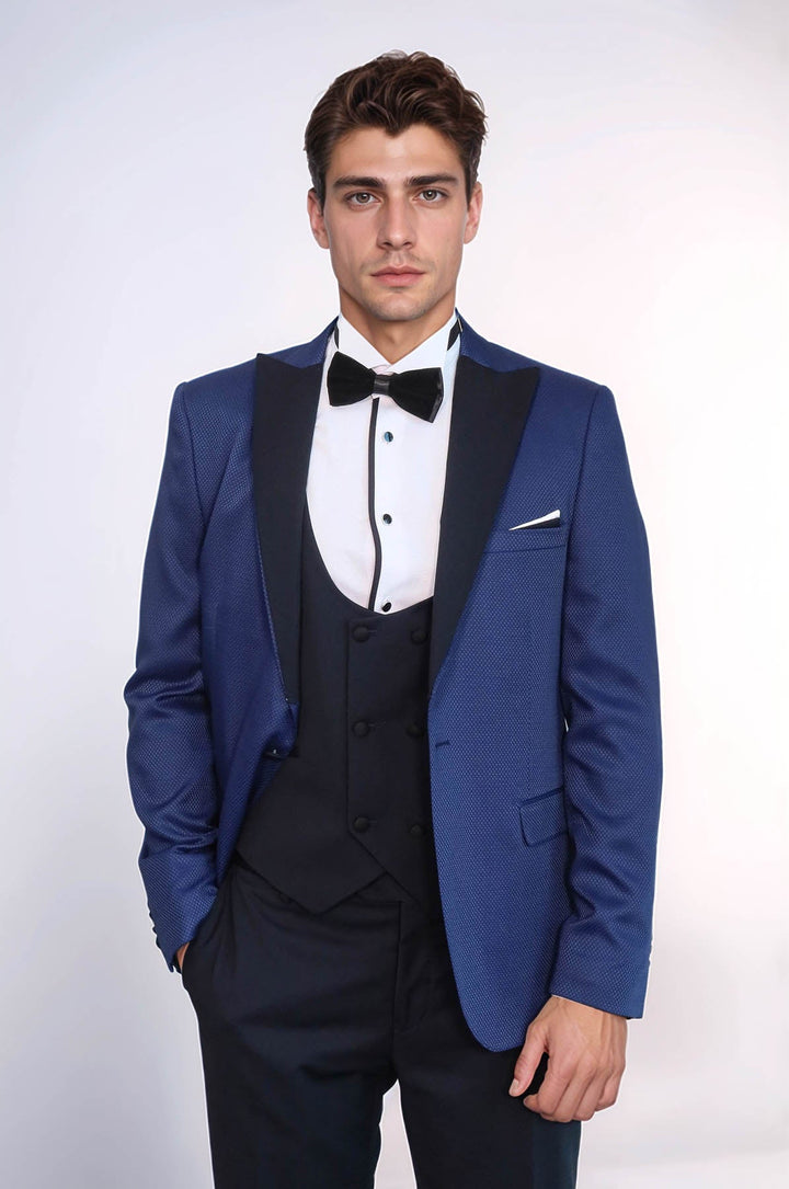 WSS Indigo Blue Wedding Suit for Men  - Arezzo