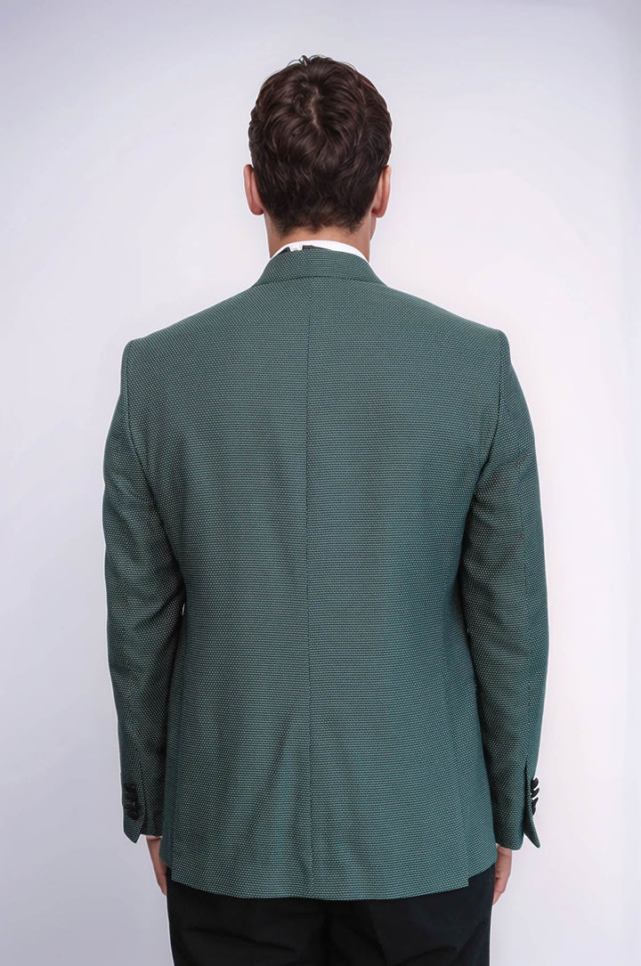 WSS Green Modeled Lapel Tuxedo  - Encarnación de Díaz