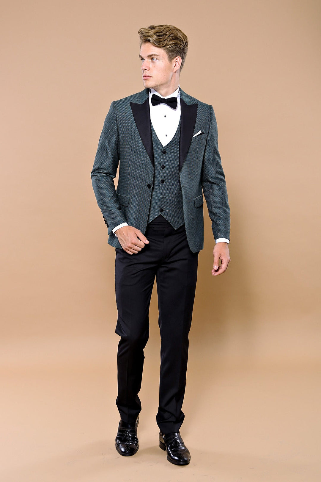 WSS Green Removable Lapel Tuxedo  - Kilmarnock